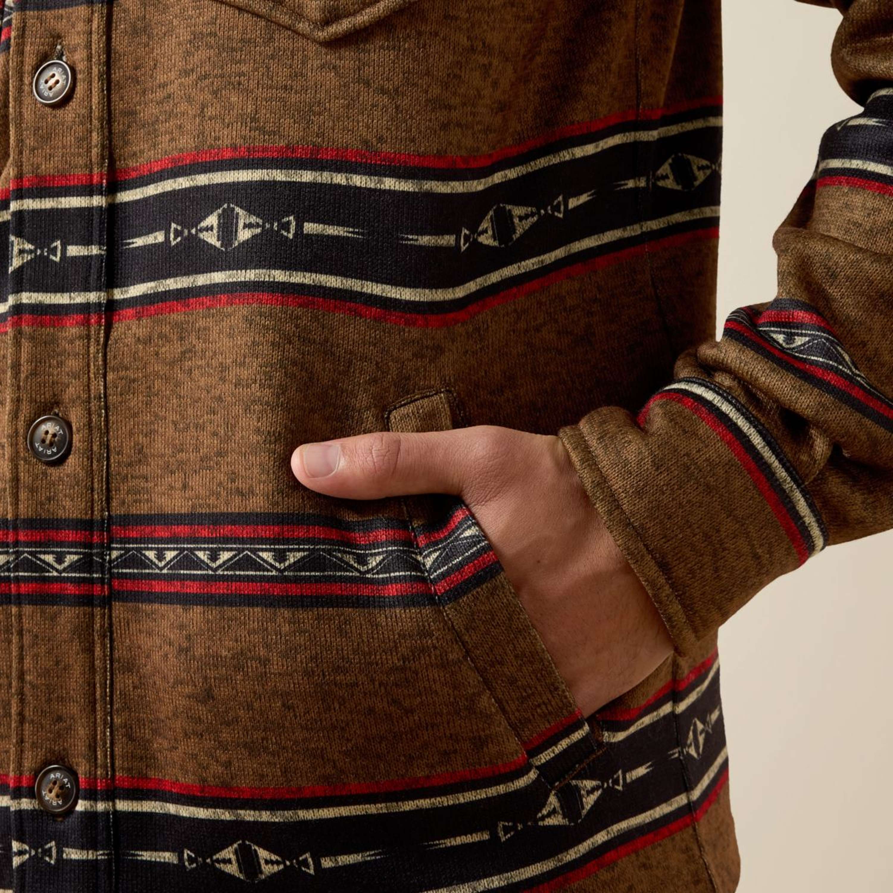 Ariat Blouse Caldwell Men Toffee Serape