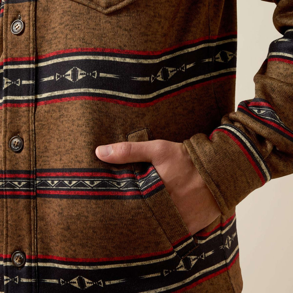 Ariat Blouse Caldwell Men Toffee Serape