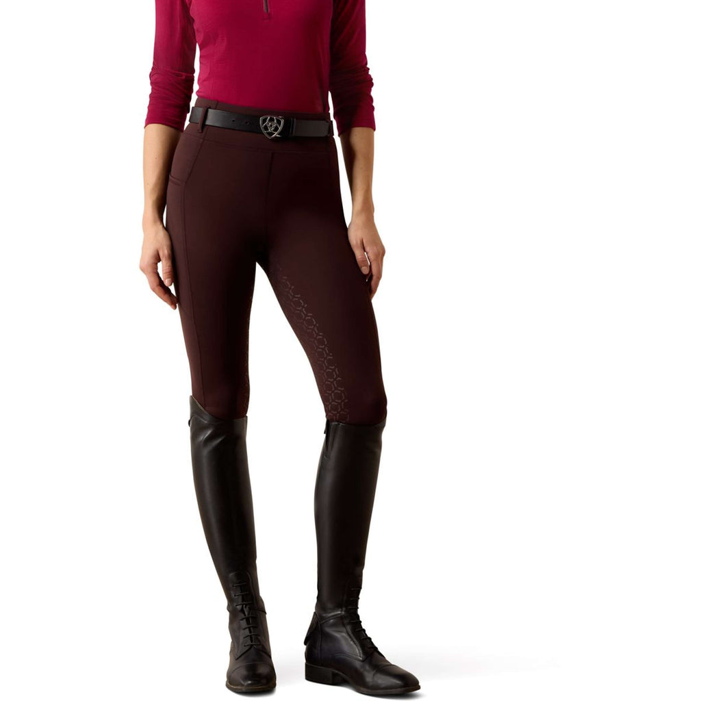 Ariat Heated Riding Leggings Venure 2.0 Women Chocolate Plum