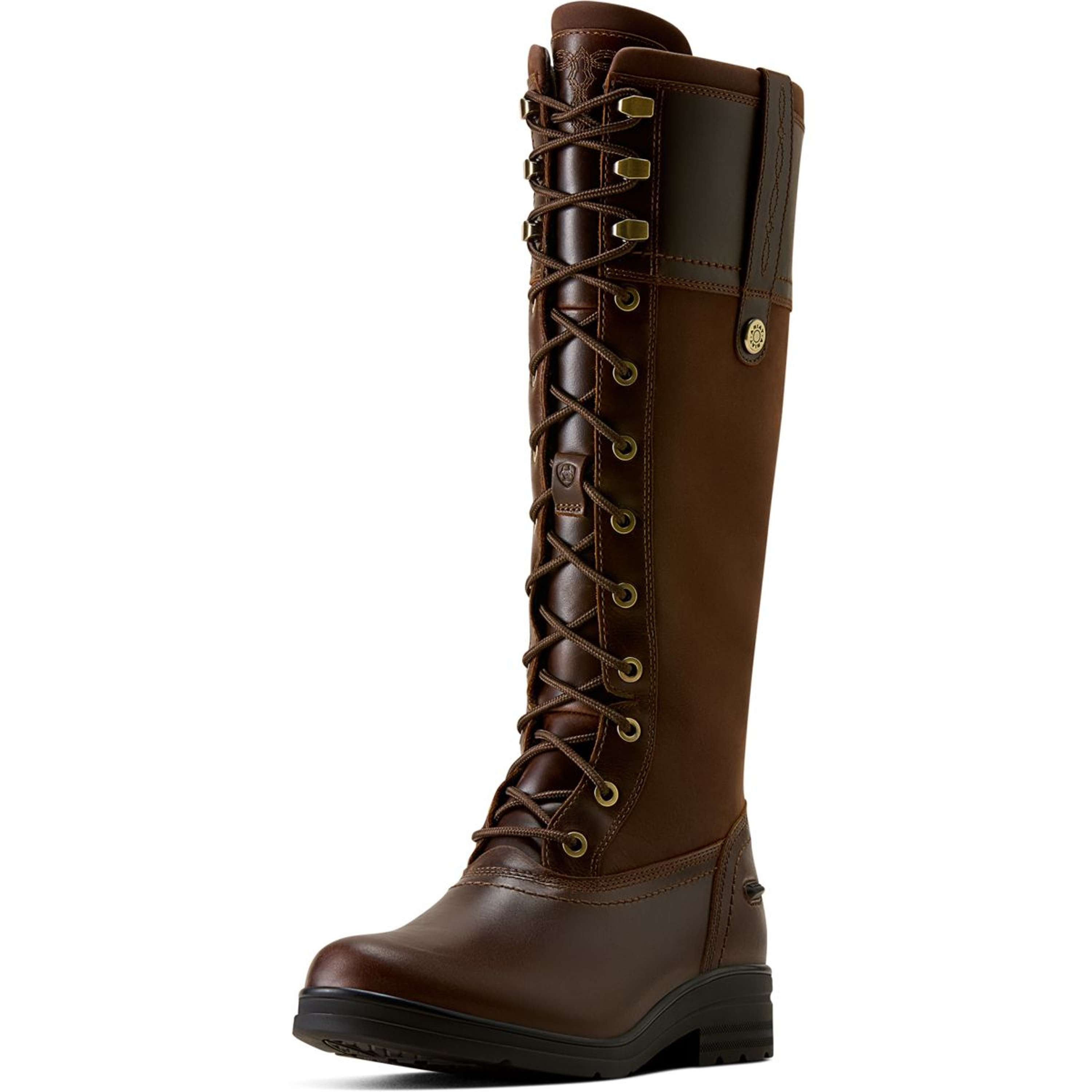 Ariat Winter Riding Boots Wythburn H2O Women Tabacco Brown