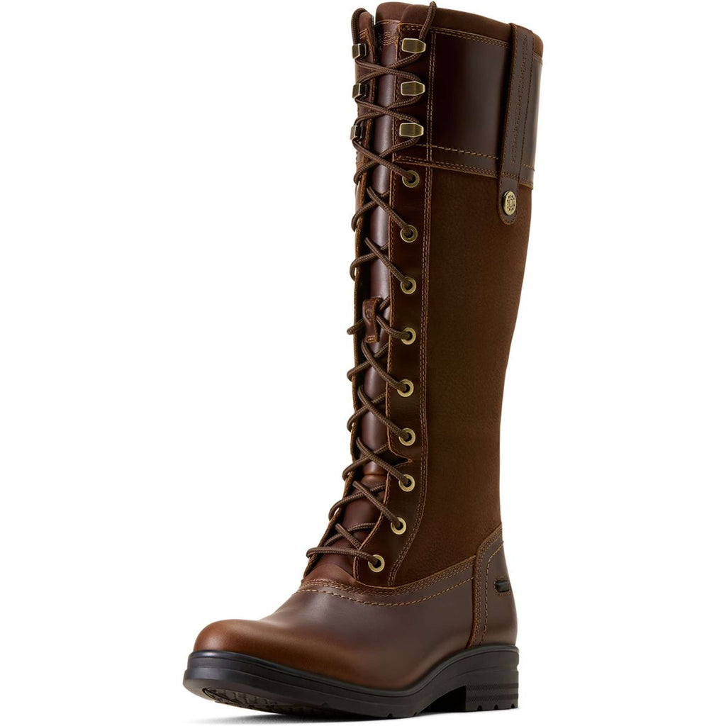 Ariat Winter Riding Boots Wythburn H2O Women Tabacco Brown