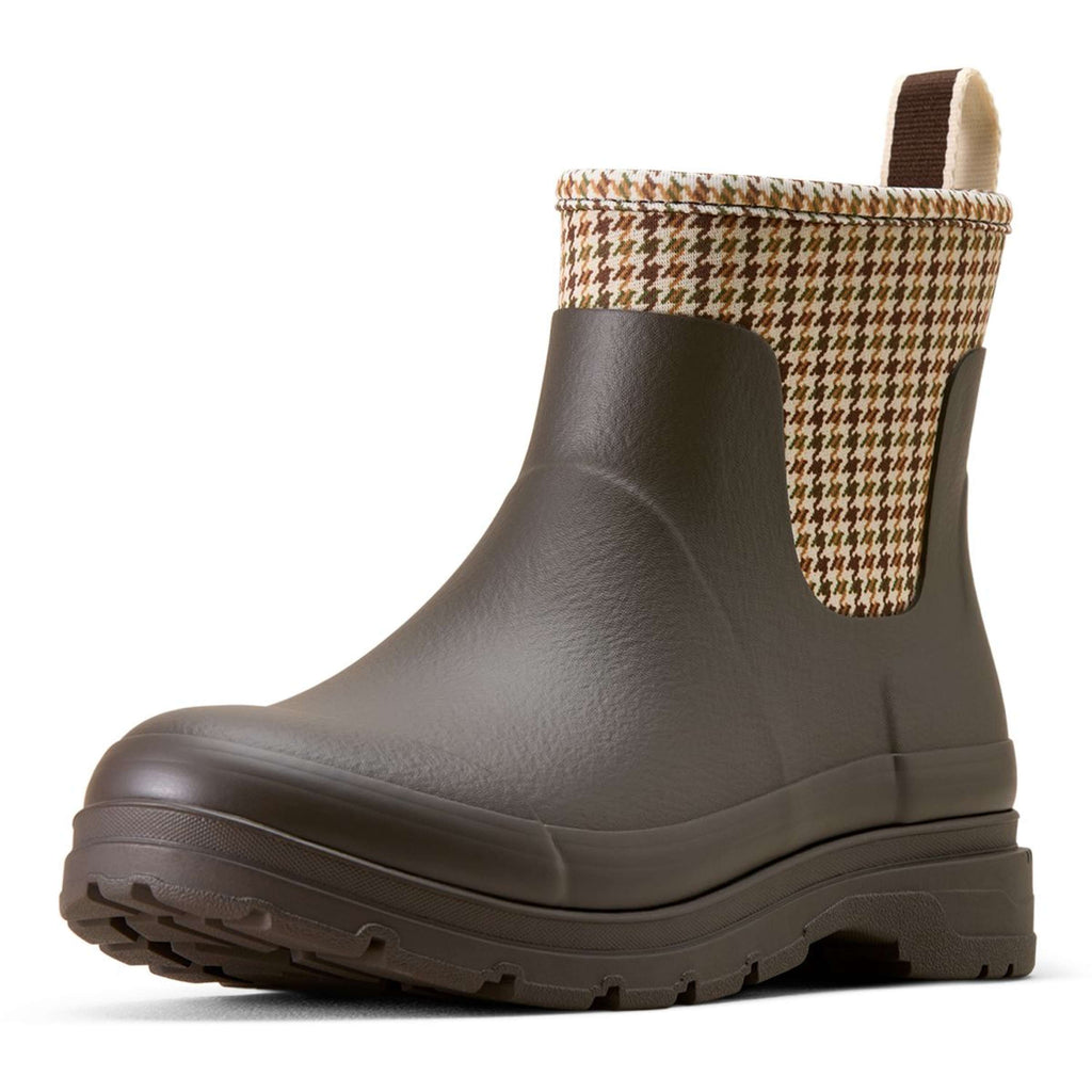 Ariat Jodphurs Kelmarsh Shortie Women Chocolate/Tan Twill