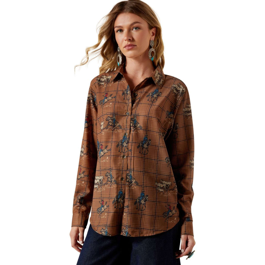 Ariat Blouse Homestyle Women Brown