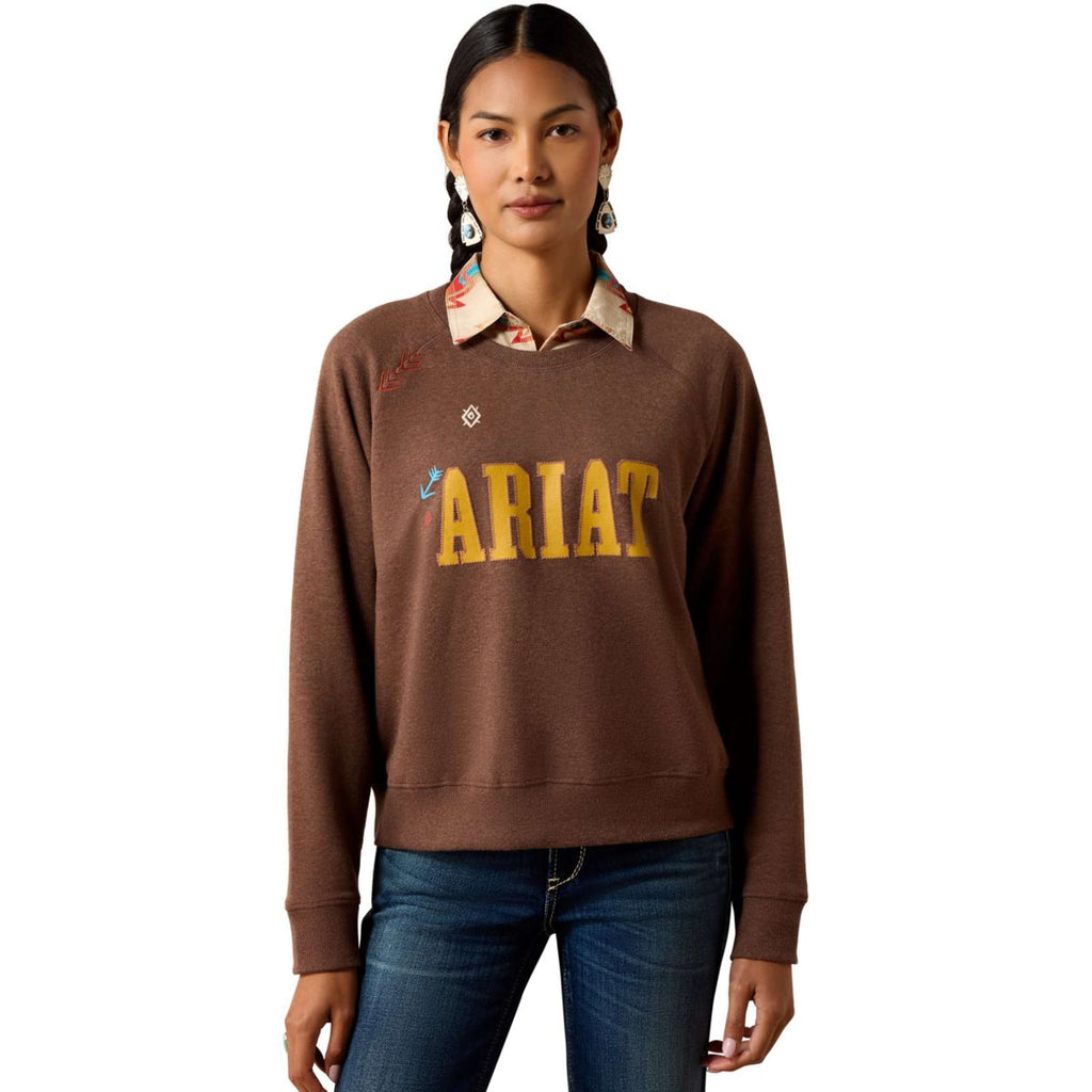 Ariat Sweater Essential Crew Women Chicory Coffee