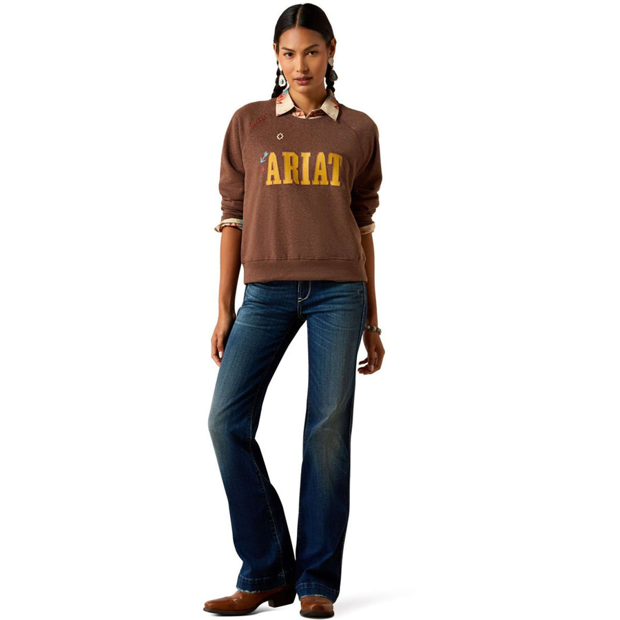 Ariat Sweater Essential Crew Women Chicory Coffee