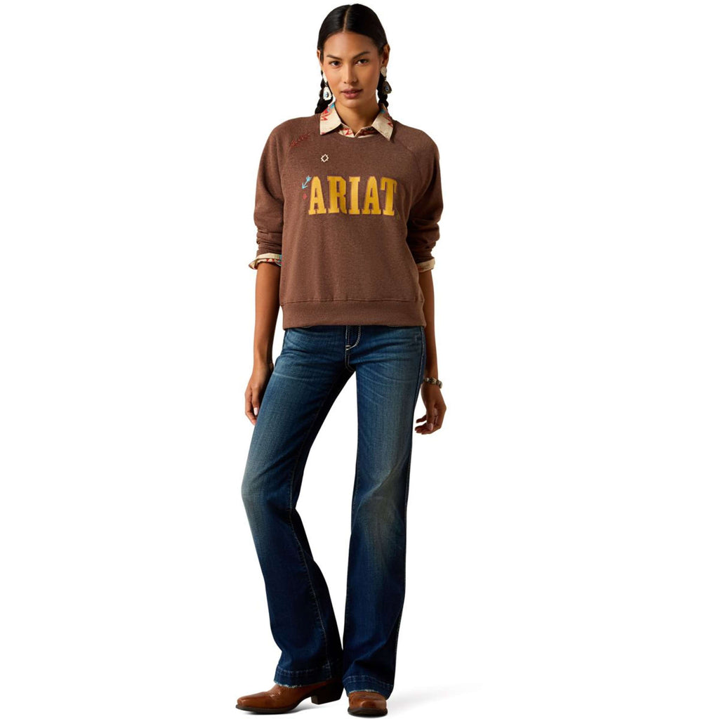 Ariat Sweater Essential Crew Women Chicory Coffee