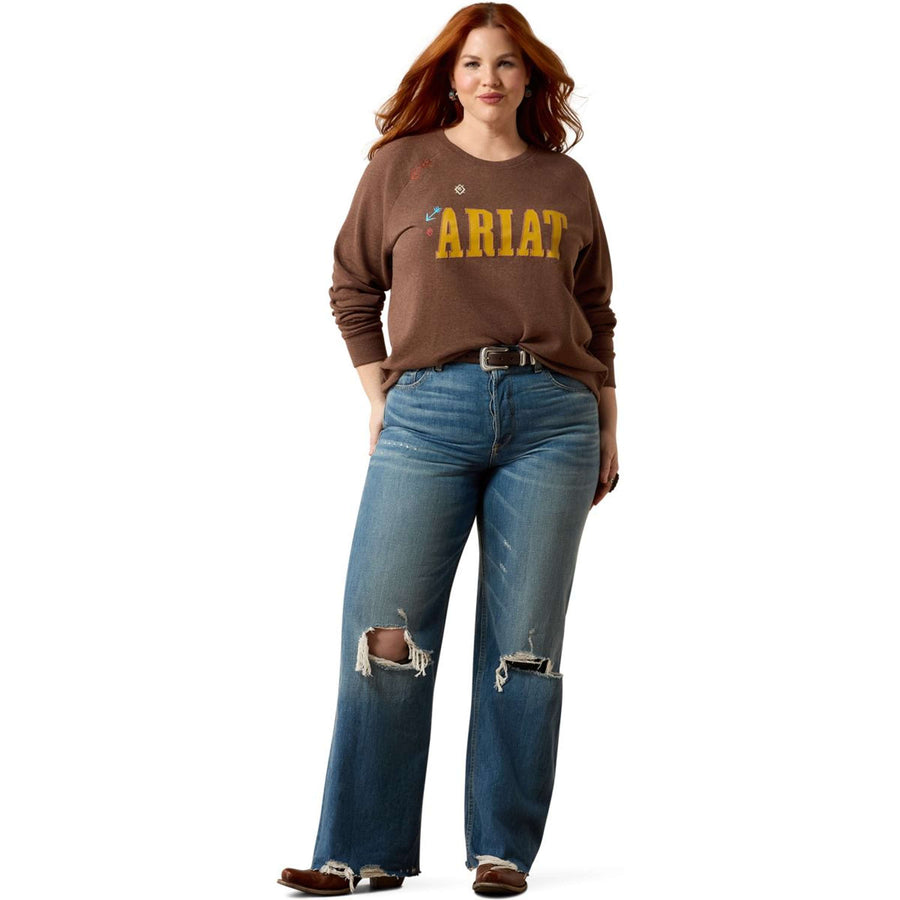 Ariat Sweater Essential Crew Women Chicory Coffee