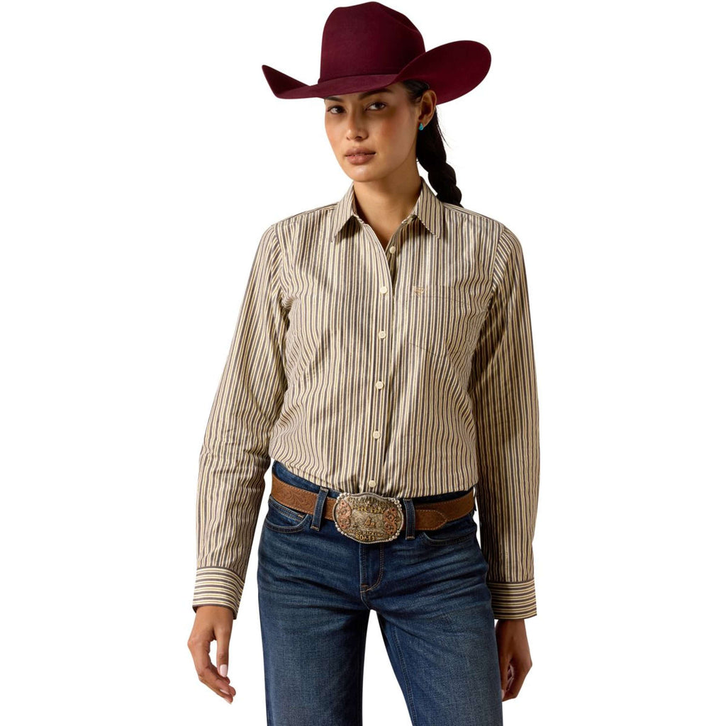Ariat Blouse Kirby Women Chocolate Plum