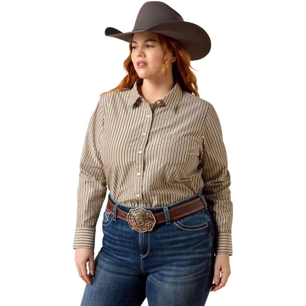 Ariat Blouse Kirby Women Chocolate Plum