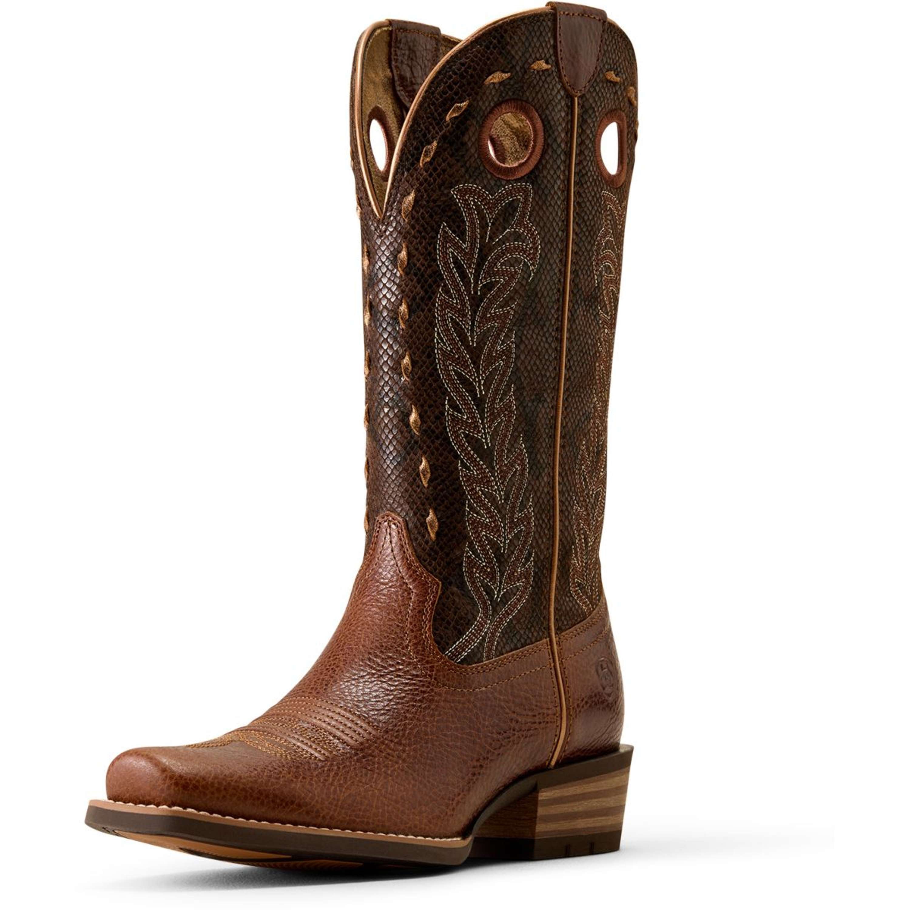 Ariat Western Boots Lucera NcToe Women Deepest Tan/Chocolate Snake