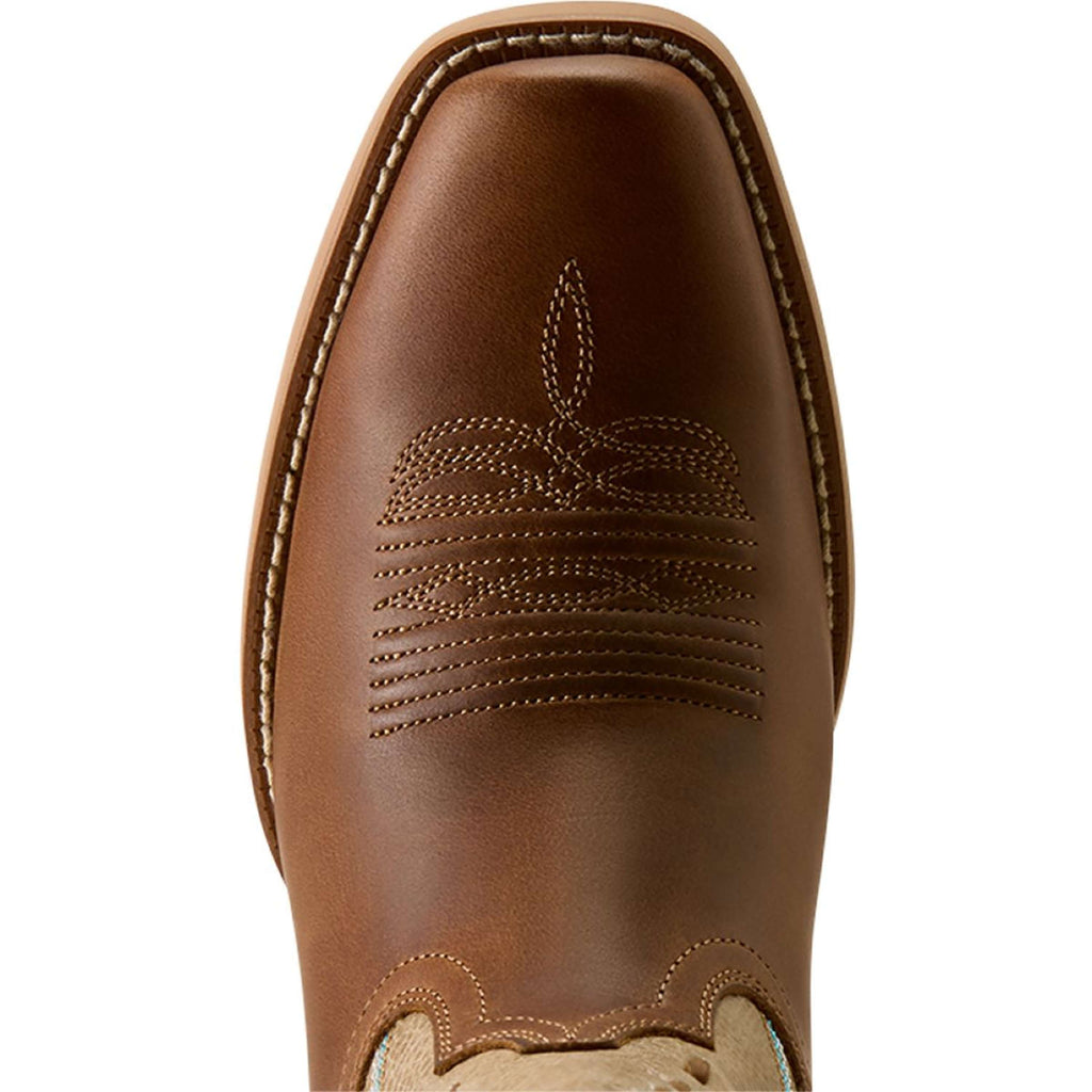Ariat Western Boots Lucera NcToe Women Wheat Brown/Soft Parchment