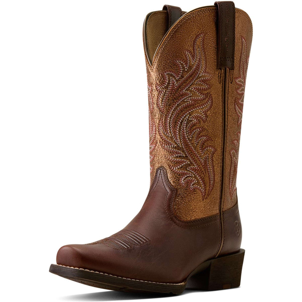Ariat Western Boots Round Up NcToe Women Espresso