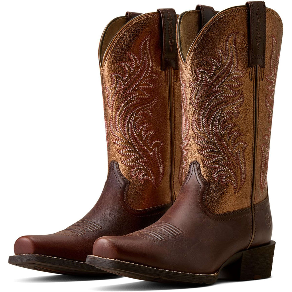 Ariat Western Boots Round Up NcToe Women Espresso