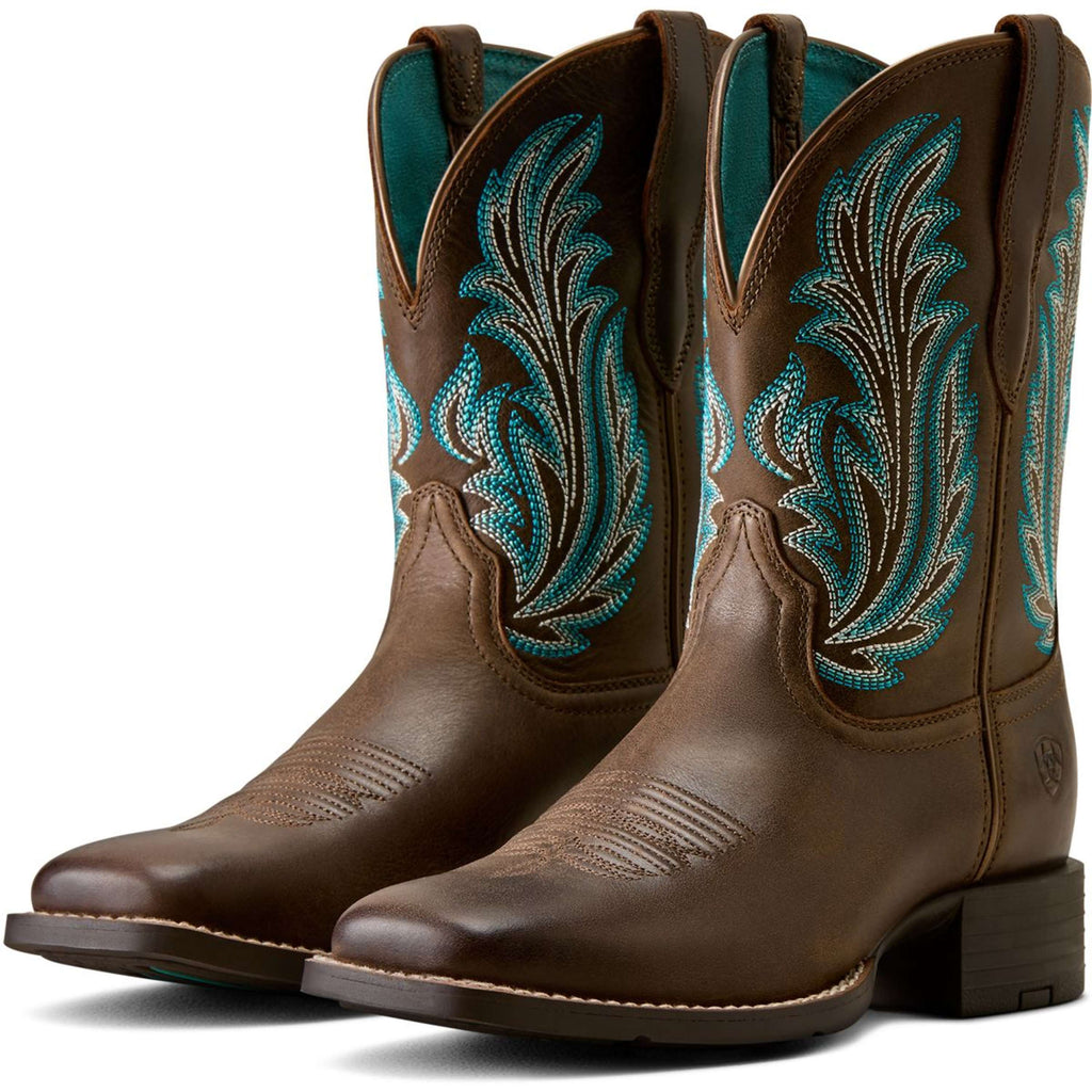 Ariat Western Boots Round Up Filly Women Dark Cacao