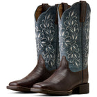 Ariat Western Boots Round Up Holly Women Chocolate Croc