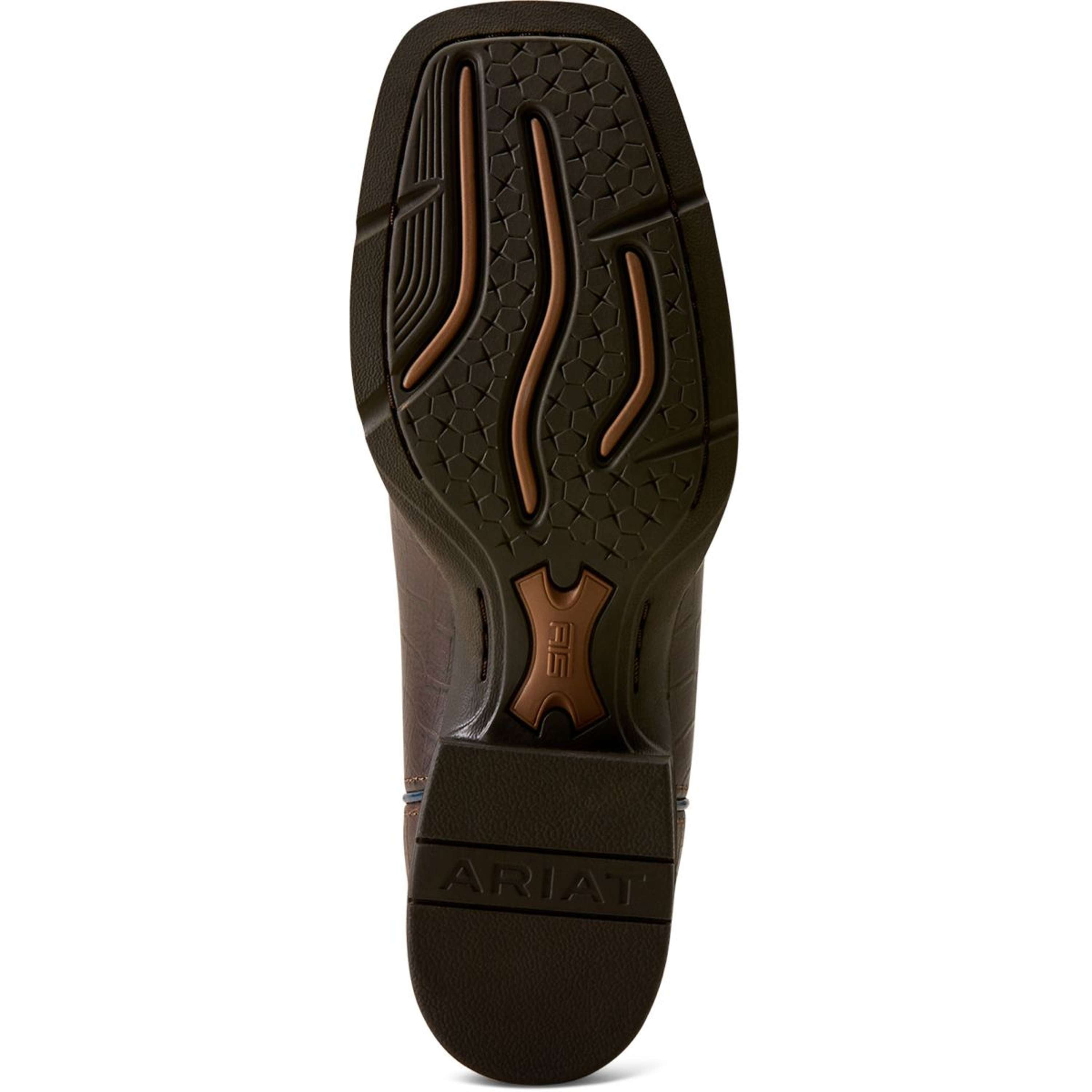 Ariat Western Boots Round Up Holly Women Chocolate Croc