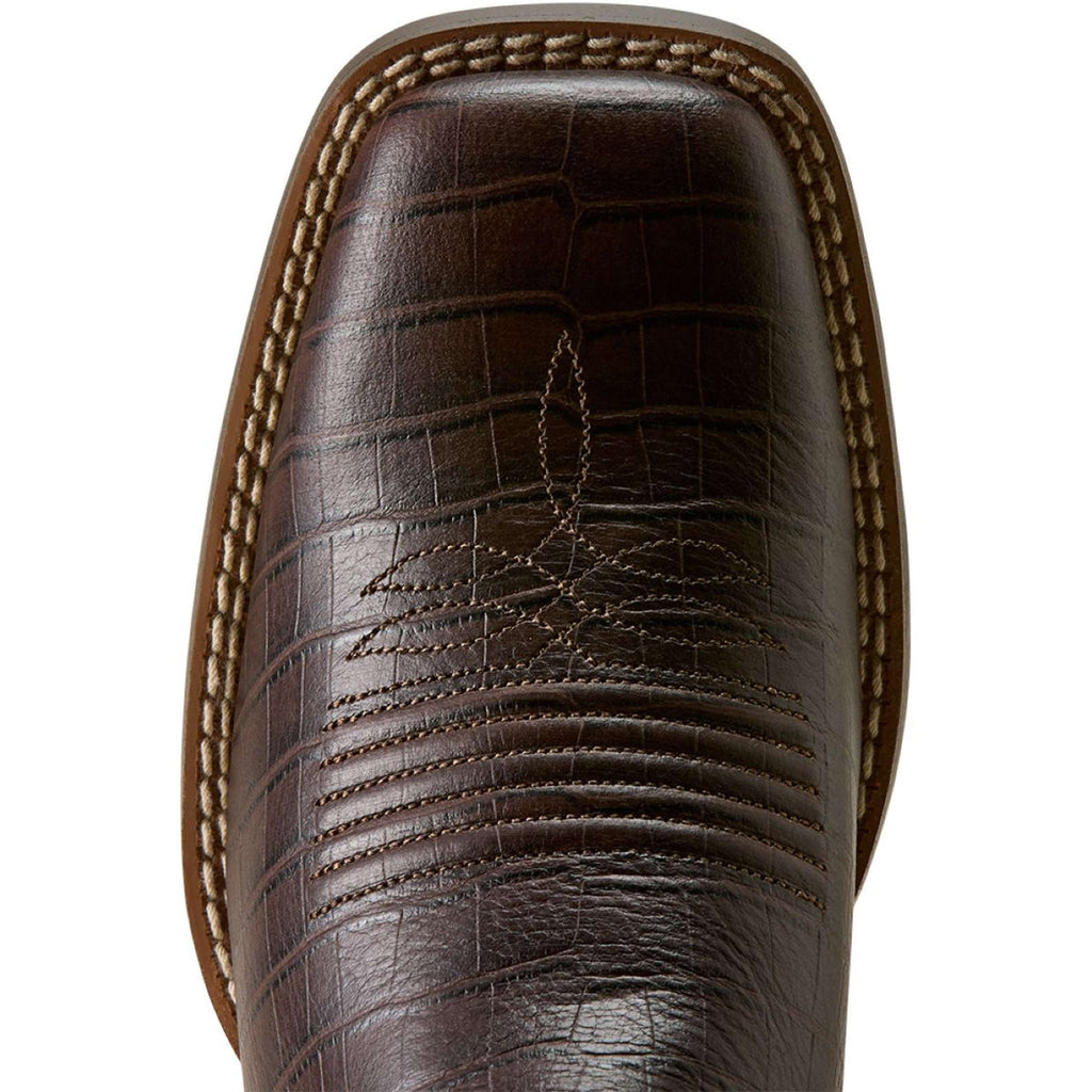 Ariat Western Boots Round Up Holly Women Chocolate Croc