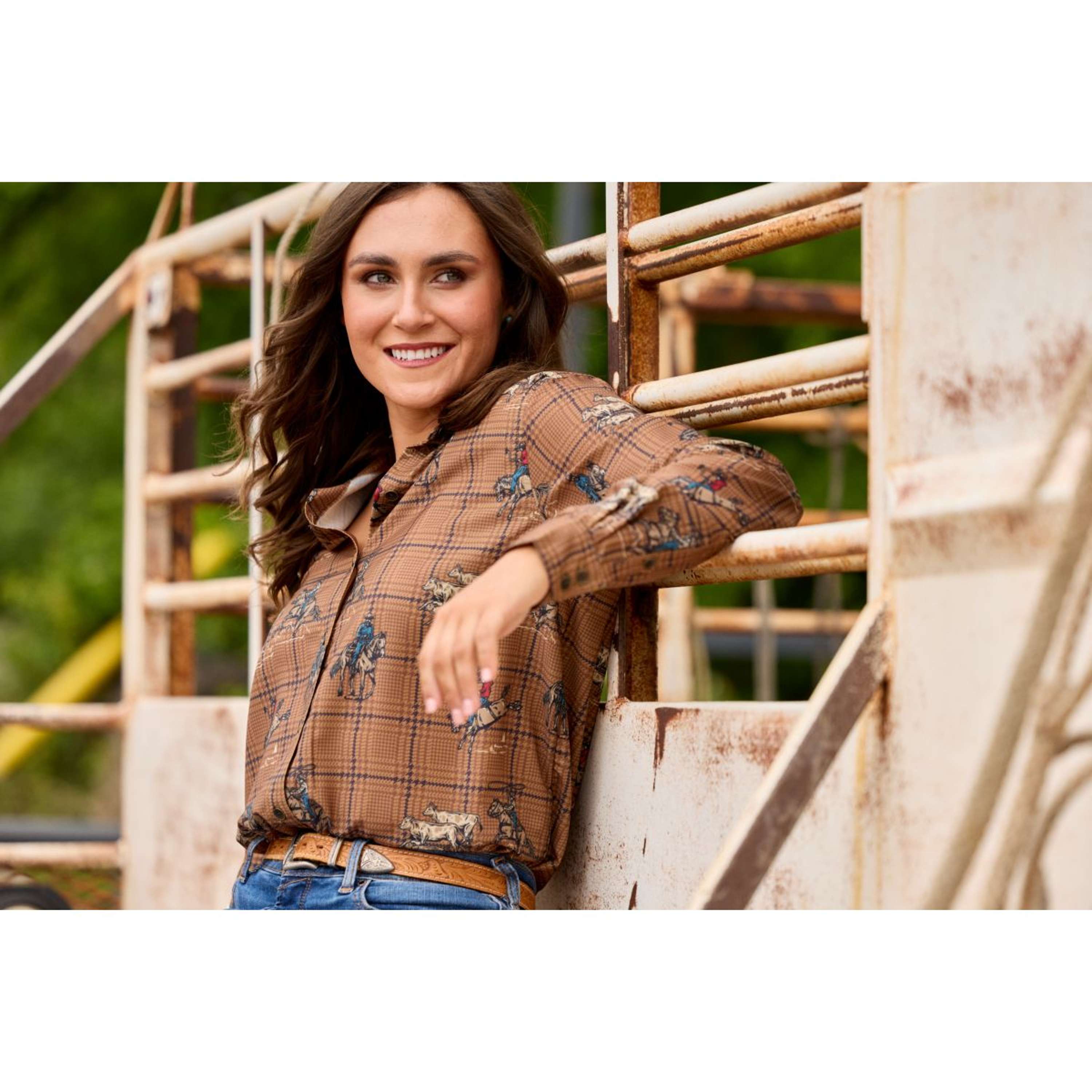 Ariat Blouse Homestyle Women Brown
