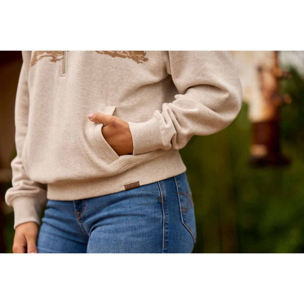 Ariat Sweater Running Wild Women Oatmeal