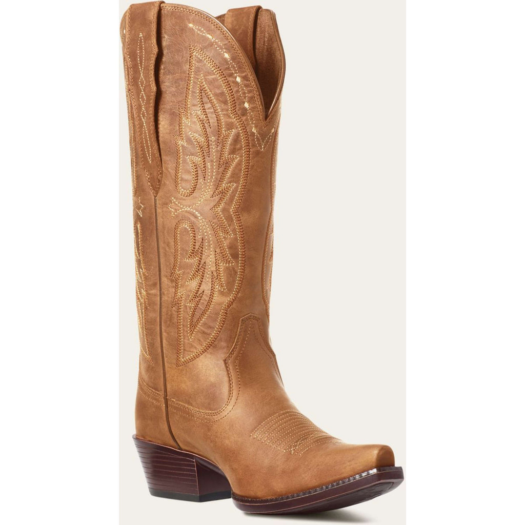 Ariat Western Boots Heritage X Toe Elastic Calf Women Brown
