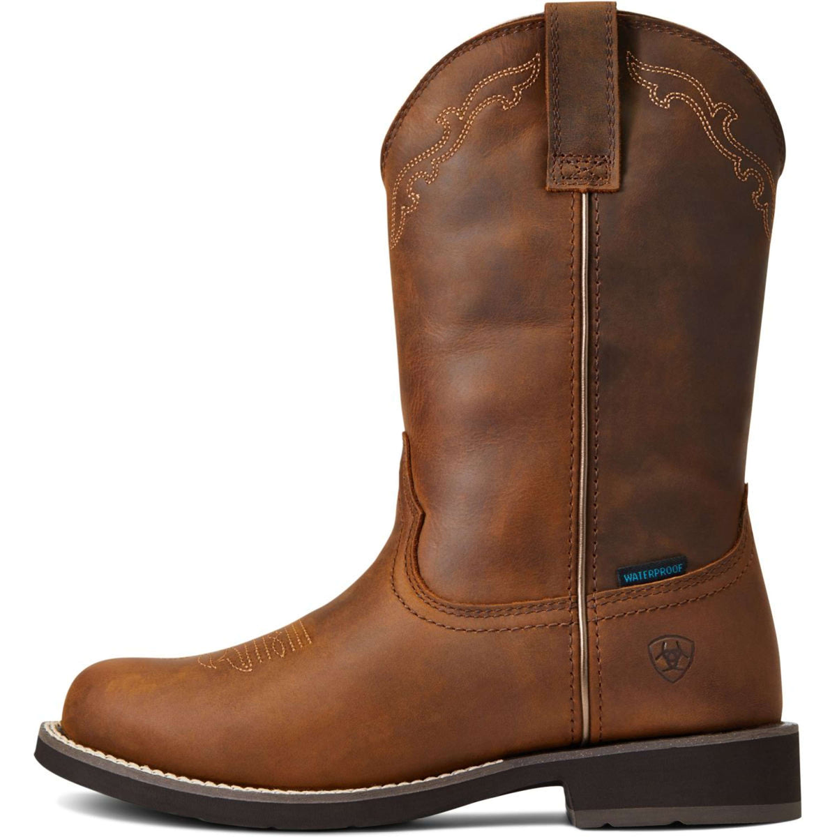 Ariat Westernboot Delilah Ronde neus Waterproof Distressed Brown