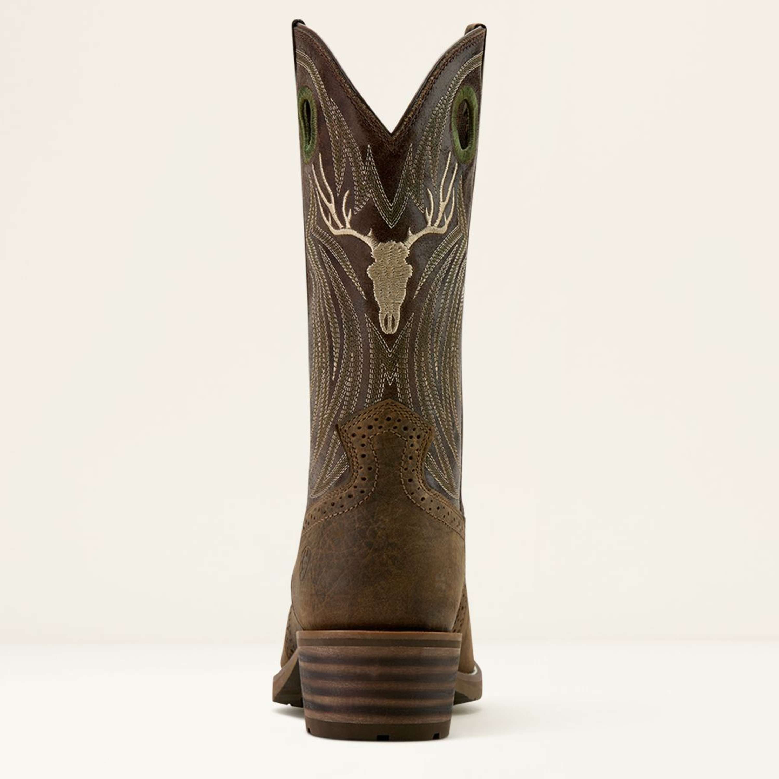 Ariat Western Boots Hybrid Roughstock Antler Men Wild Taupe/Espresso