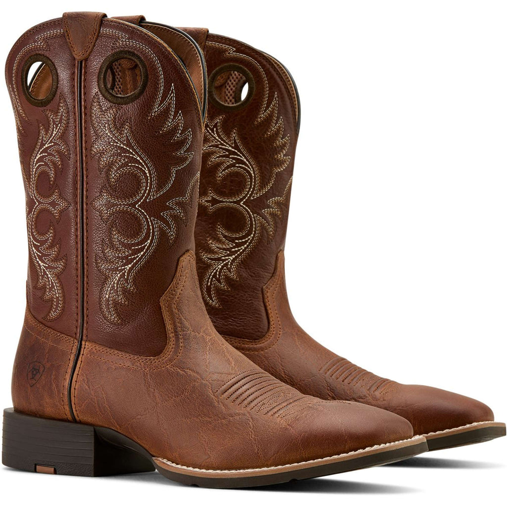 Ariat Western Boots Sport Rodeo Men Aged Tan/Luna