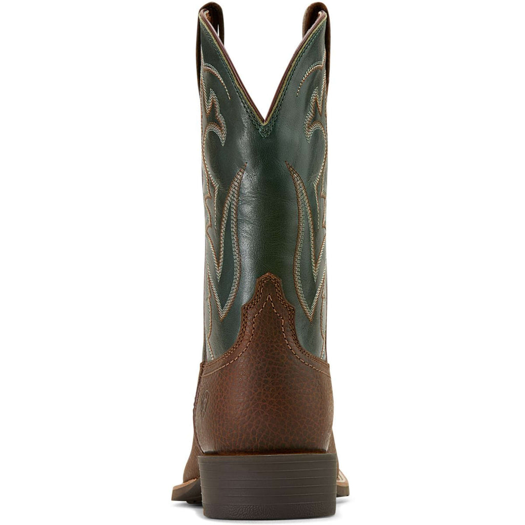 Ariat Western Boots Sport Outdoor Men Brown Oiled/Tack Green