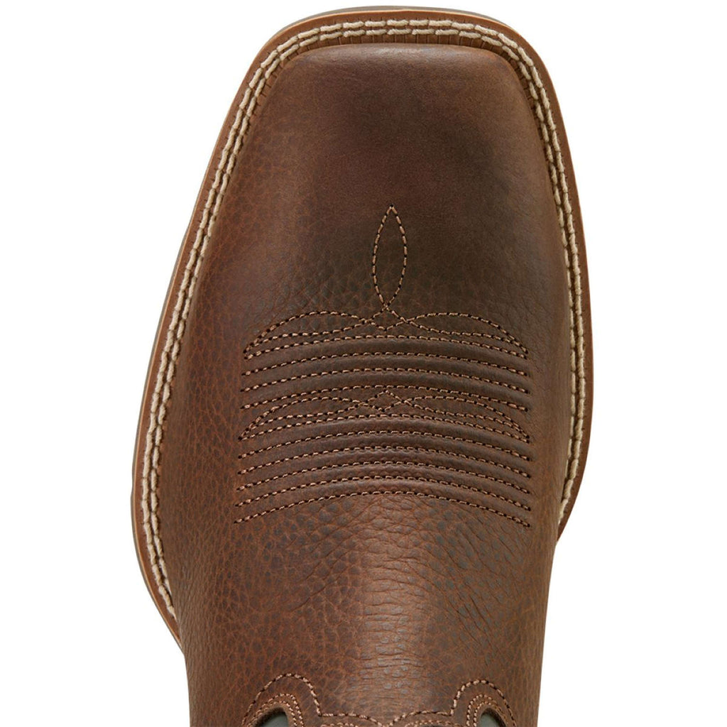 Ariat Western Boots Sport Outdoor Men Brown Oiled/Tack Green