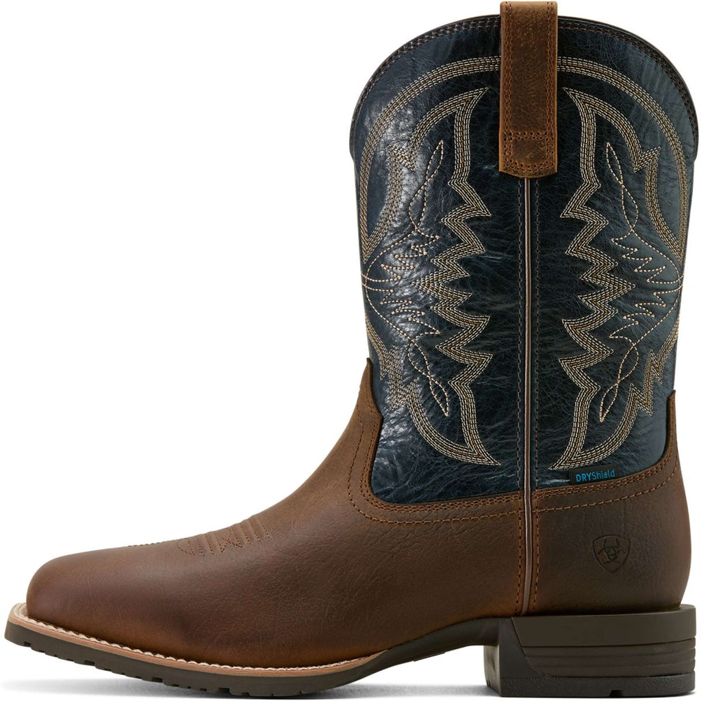 Ariat Western Boots Hybrid Ranchwork H2O Men Tavern Taupe/Dark Denim