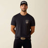 Ariat T-Shirt American Bison Tee Men Charcoal Heather