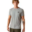 Ariat T-Shirt Banner Badge Men Grey