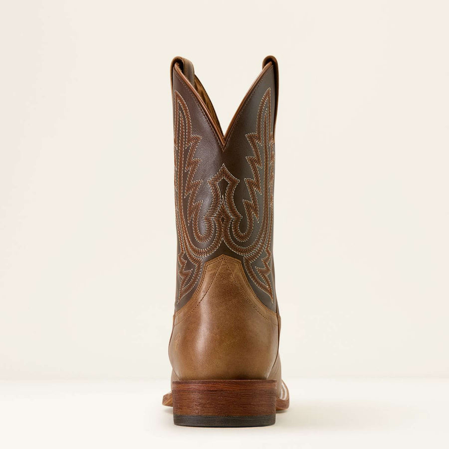 Ariat Western Boots County Roads Men Wheat Tan/Santa Fe Brown