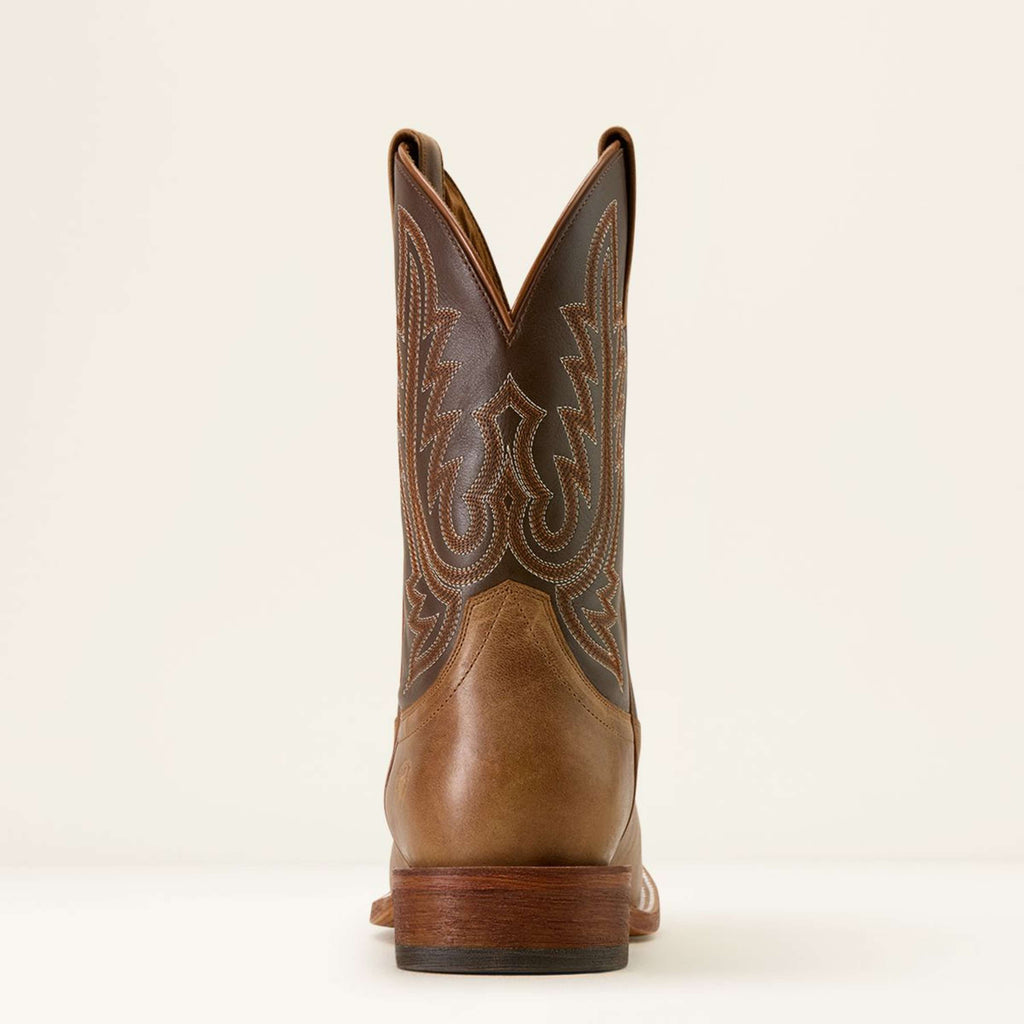 Ariat Western Boots County Roads Men Wheat Tan/Santa Fe Brown