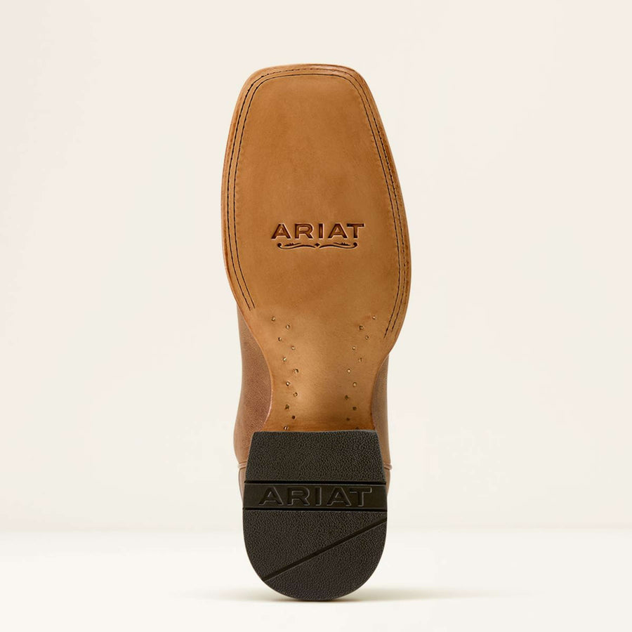 Ariat Western Boots County Roads Men Wheat Tan/Santa Fe Brown