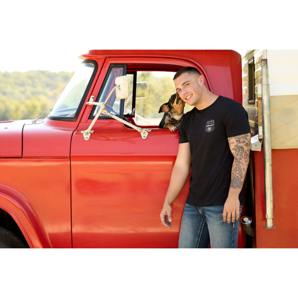 Ariat T-Shirt Patriotic Men Black