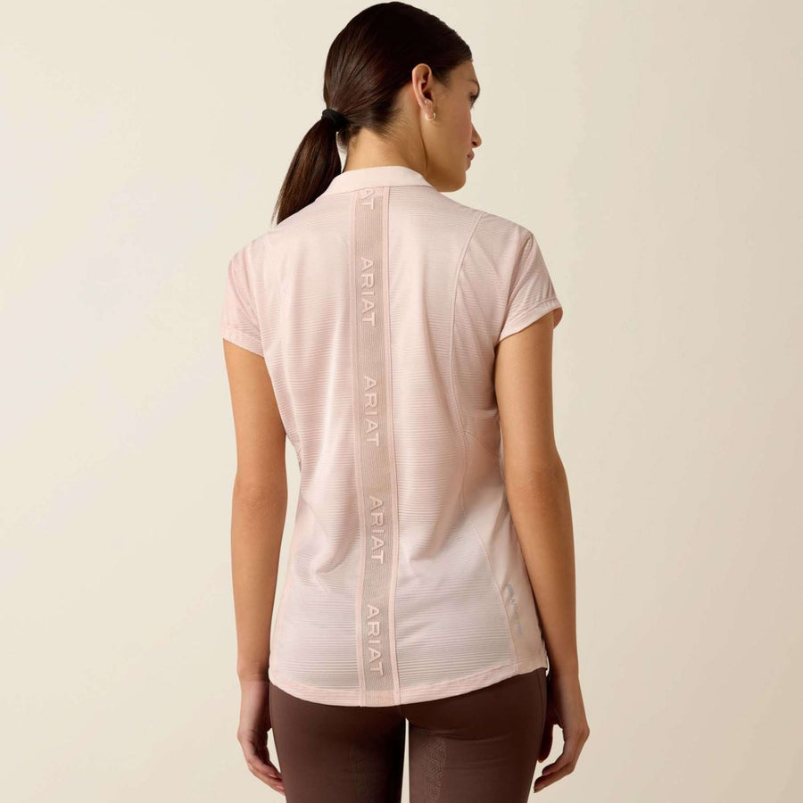 Ariat T-Shirt Breathe 1/2 Zip Women Sepia Rose