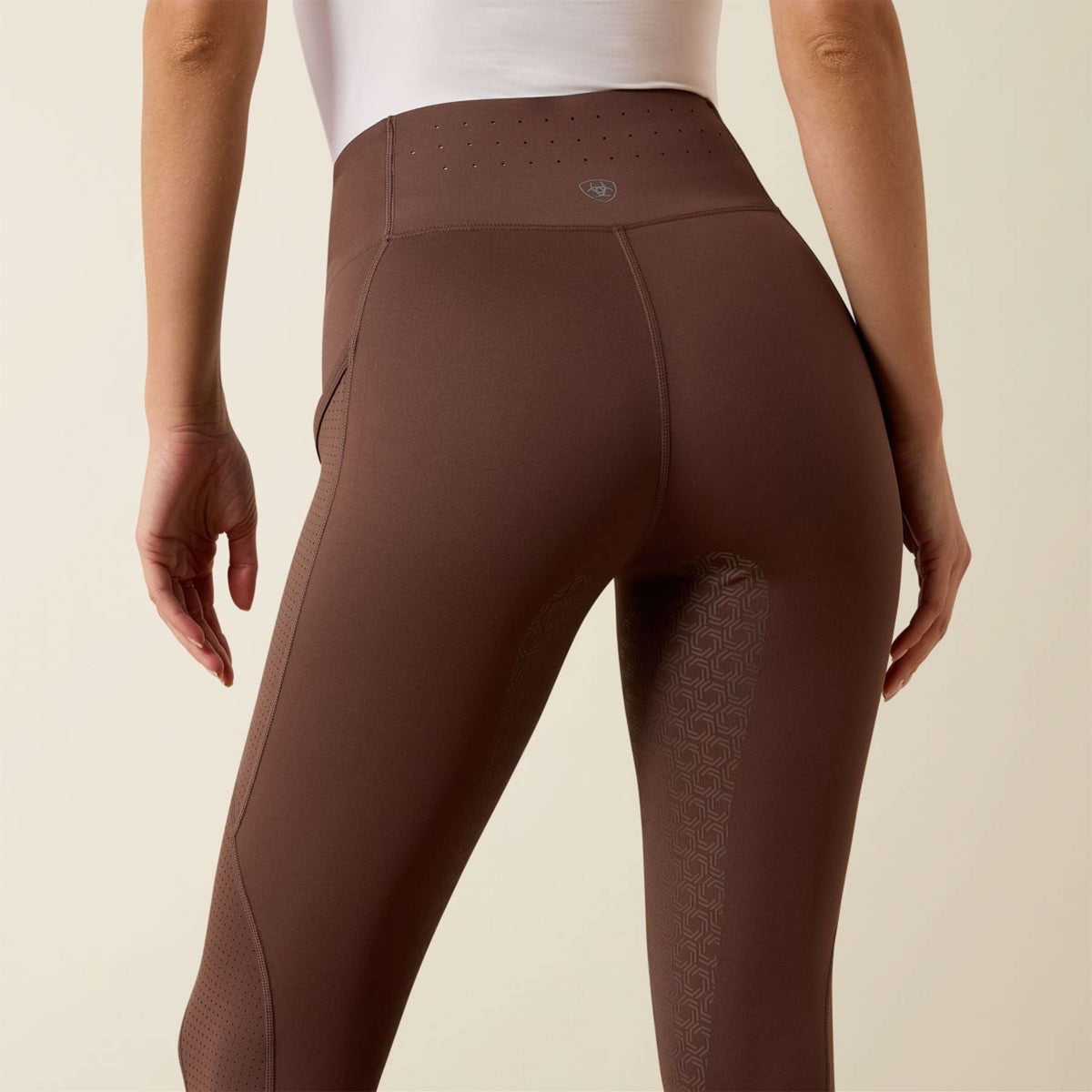 Ariat Riding Legging Breathe EOS Knee grip Pommel Brown