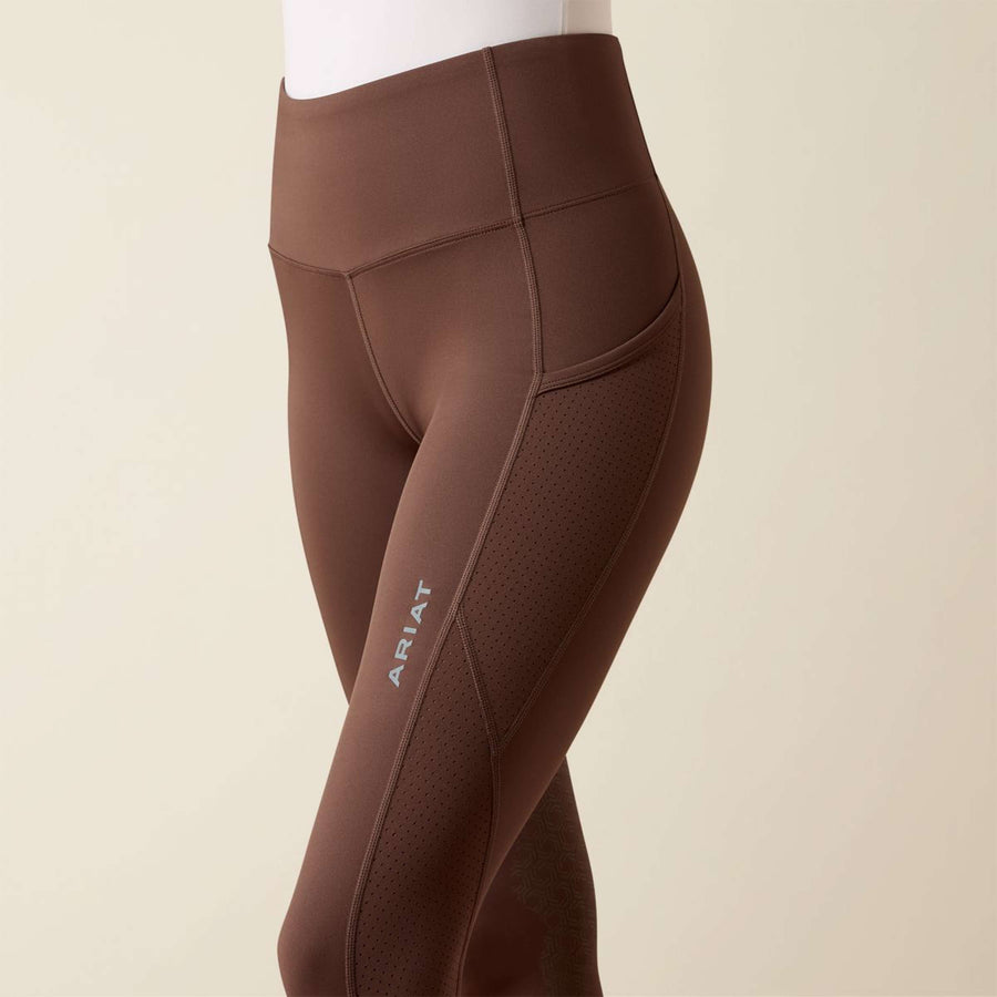 Ariat Riding Legging Breathe EOS Knee grip Pommel Brown