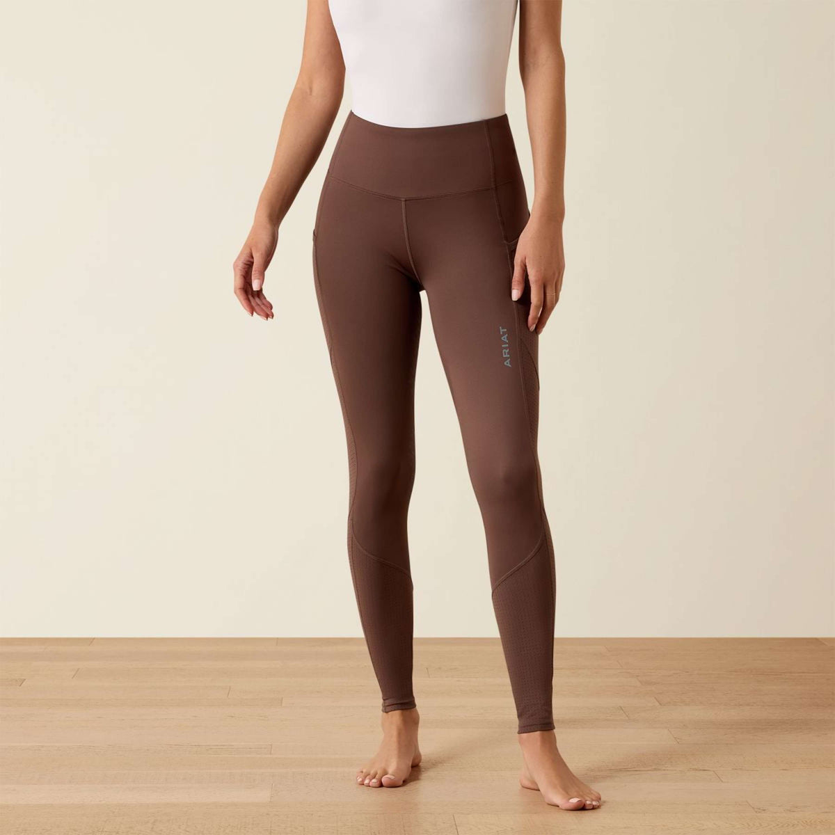 Ariat Riding Legging Breathe EOS Knee grip Pommel Brown