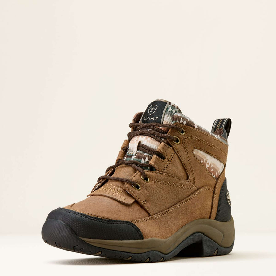 Ariat Stable Boots Terrain Women Dark Tan/Natural Southwest Print