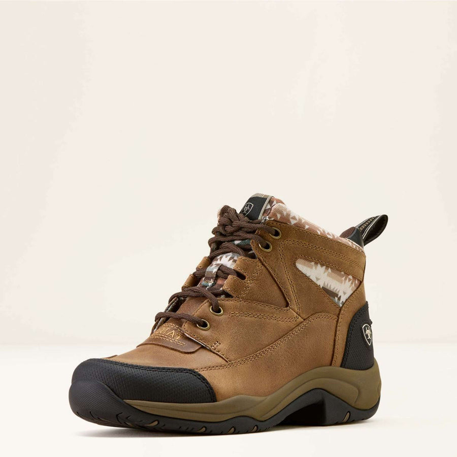 Ariat Stable Boots Terrain Women Dark Tan/Natural Southwest Print