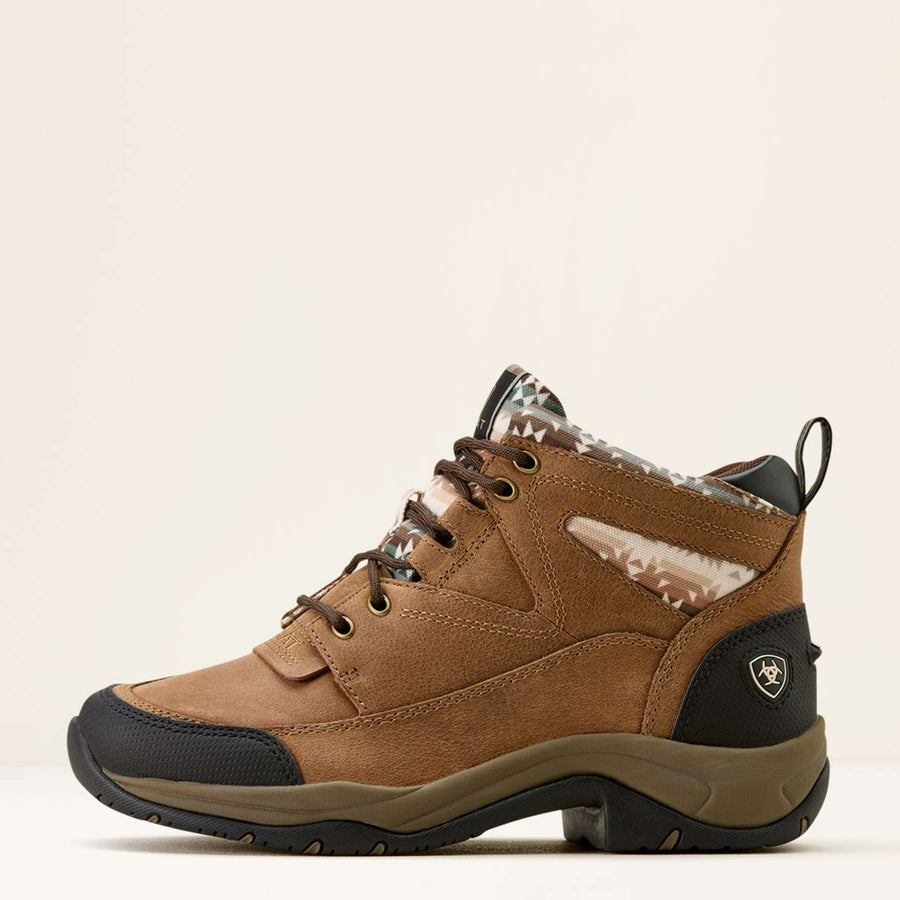 Ariat Stable Boots Terrain Women Dark Tan/Natural Southwest Print