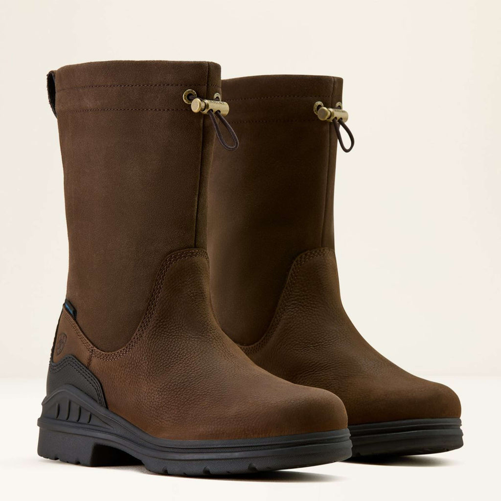 Ariat Outdoor Boots Barnyard Brooke Waterproof Women Vintage Brown