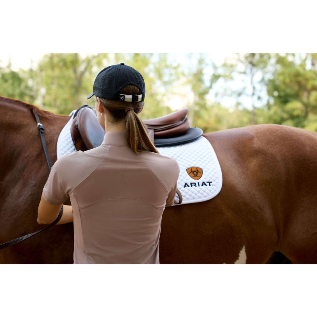 Ariat T-Shirt Breathe 1/2 Zip Women Sepia Rose