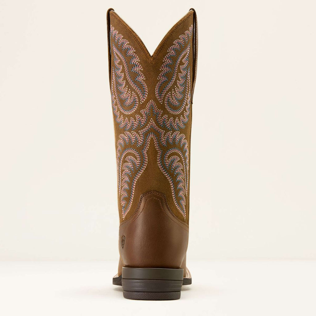 Ariat Western Boots Cattle Caite Women Distressed Brown/Adobe Clay
