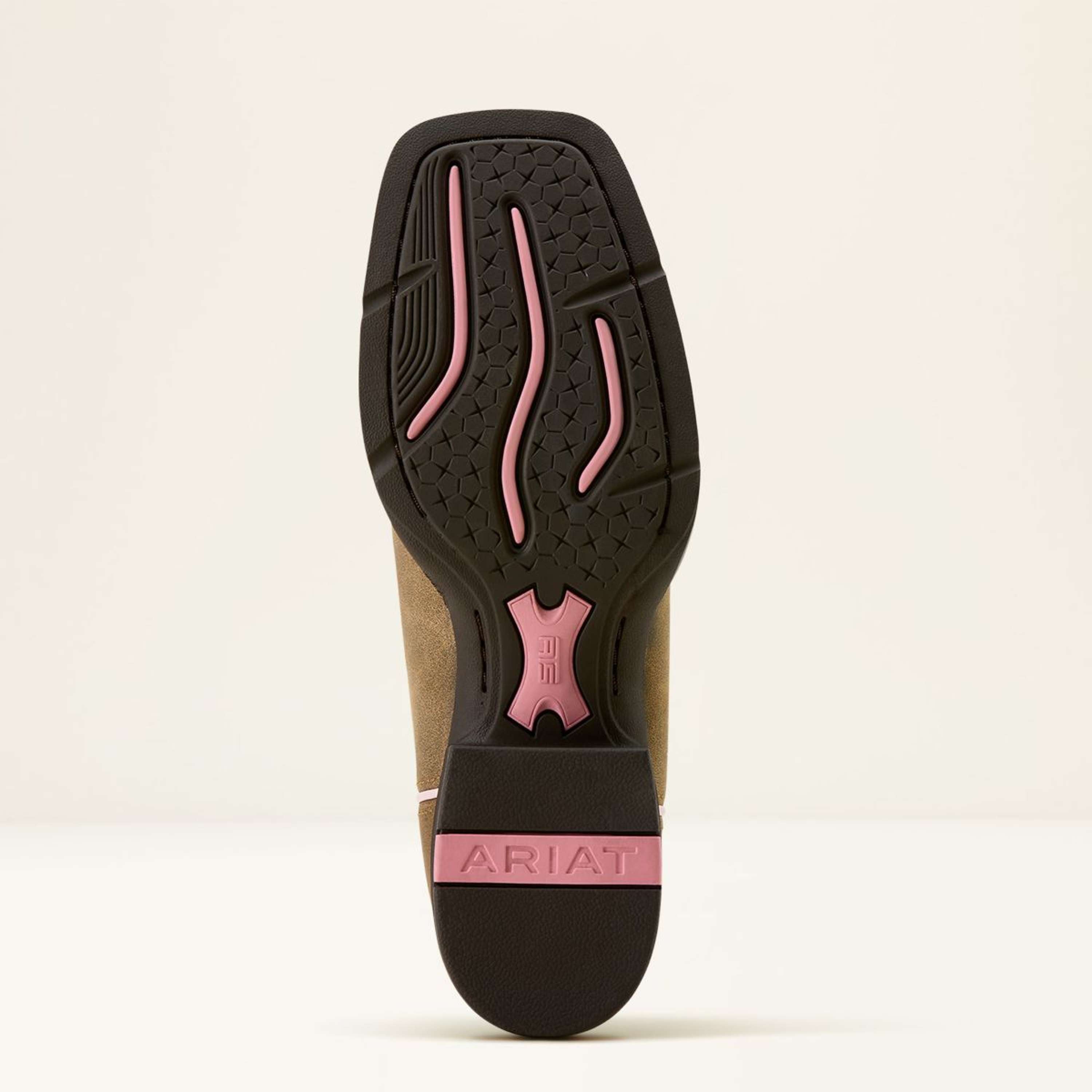 Ariat Western Boots Round Up Ruidoso Women Brown Bomber/Dusty Rose