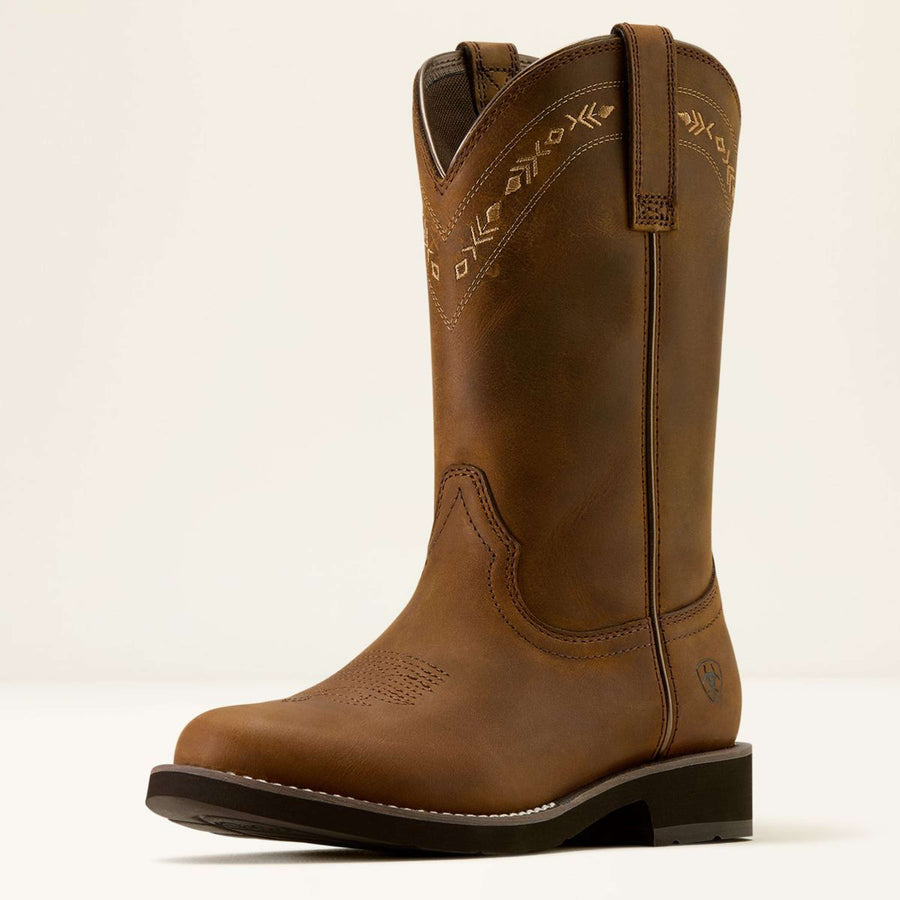 Ariat Western Boots Kearny Women Distressed Brown