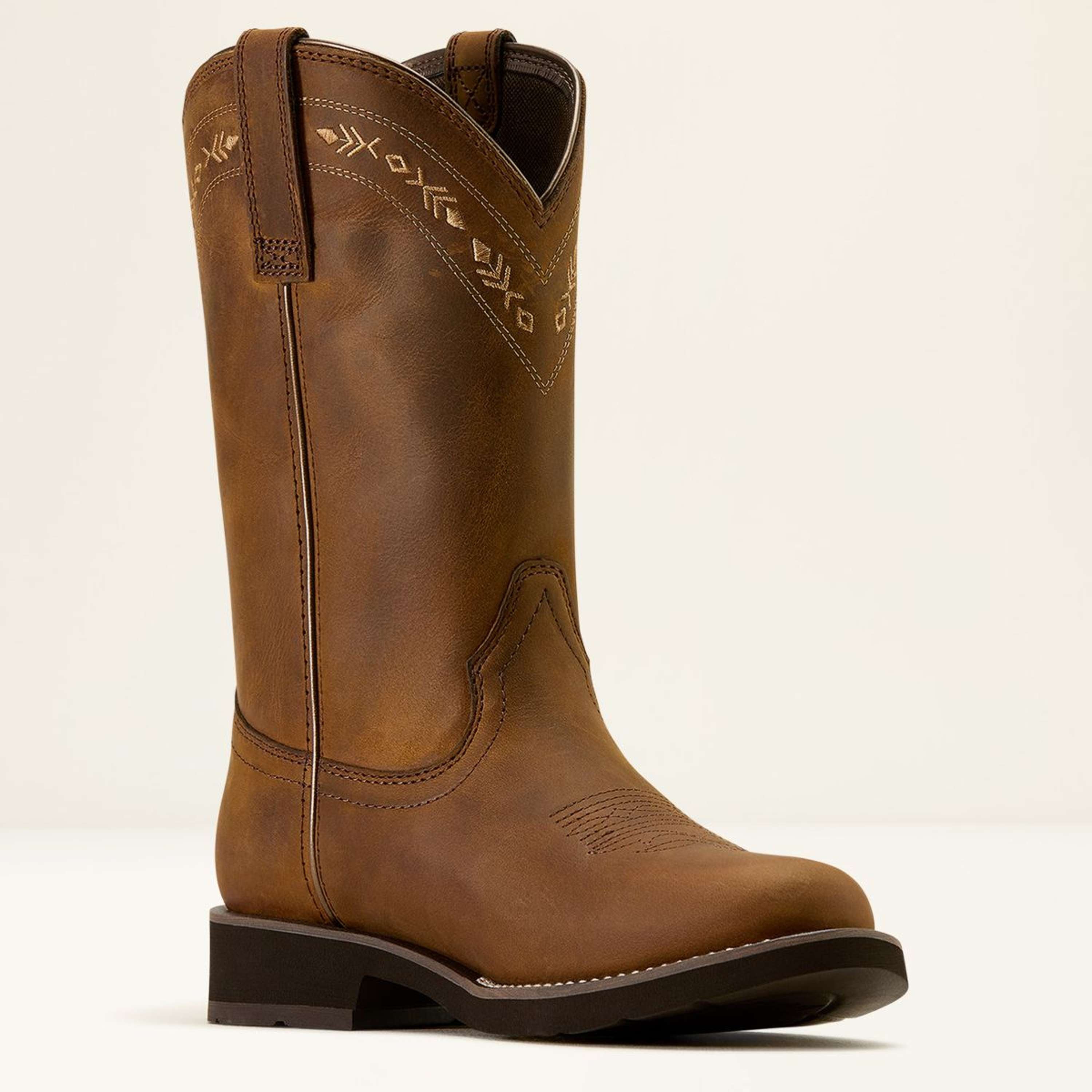 Ariat Western Boots Kearny Women Distressed Brown