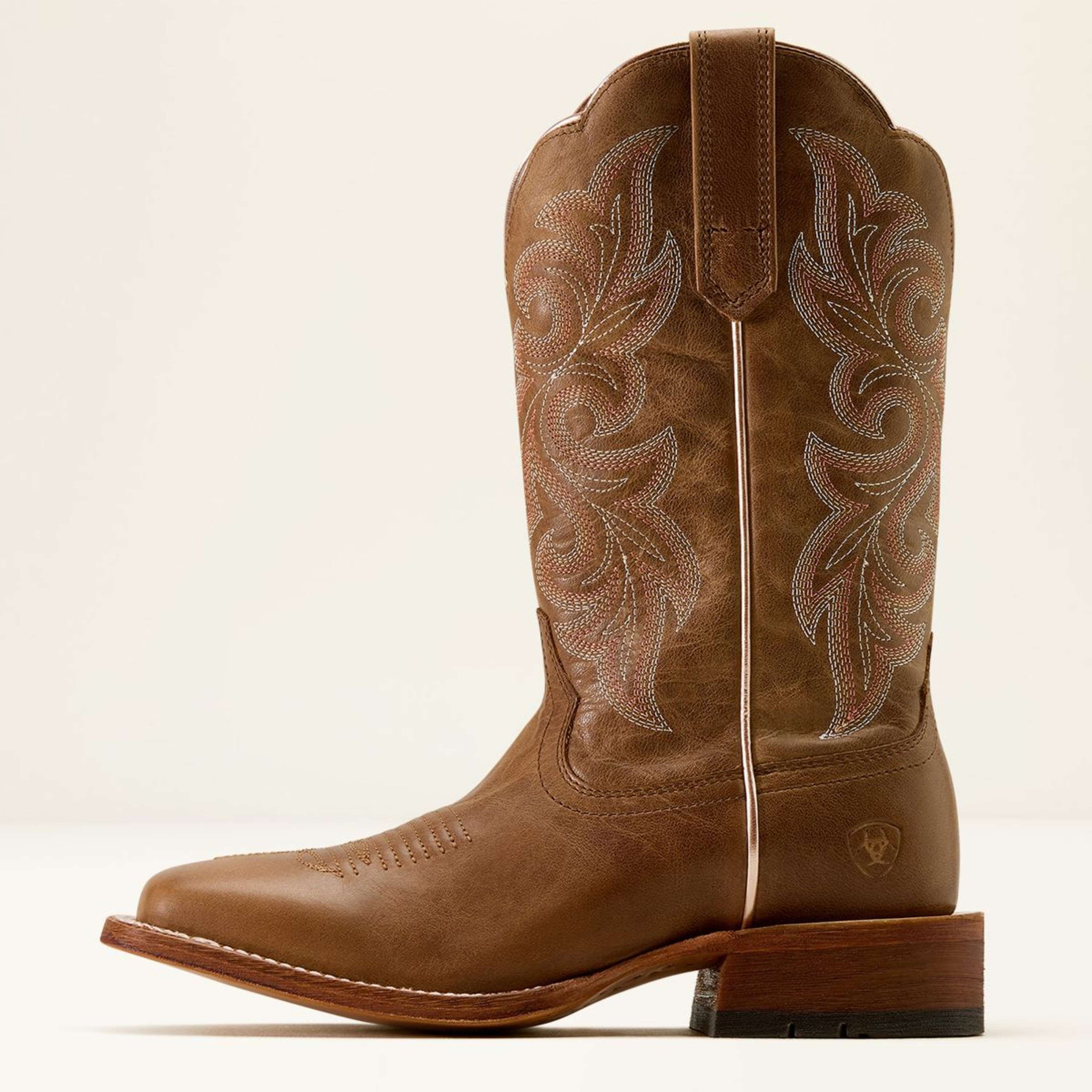 Ariat Western Boots County Lane Women Natural Tan Ariat Western Boots County Lane Women Natural Tan